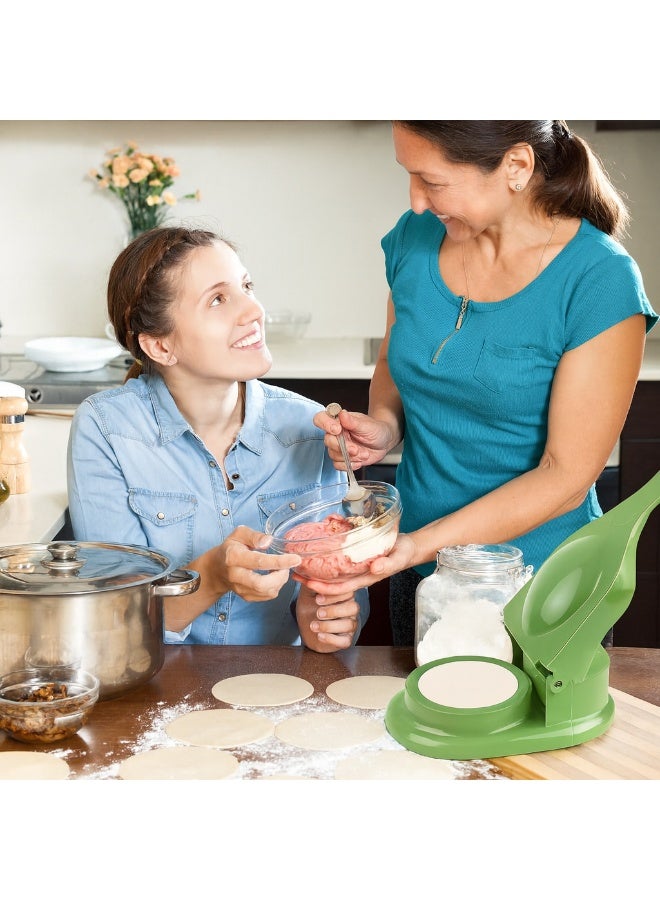 آلة صنع الزلابية، آلة صنع الزلابية، آلة صنع الجيوزا 2 في 1، صانعة الزلابية، قاطعة زلابية يدوية لمعجنات المطبخ، صنع الزلابية. - Image 2