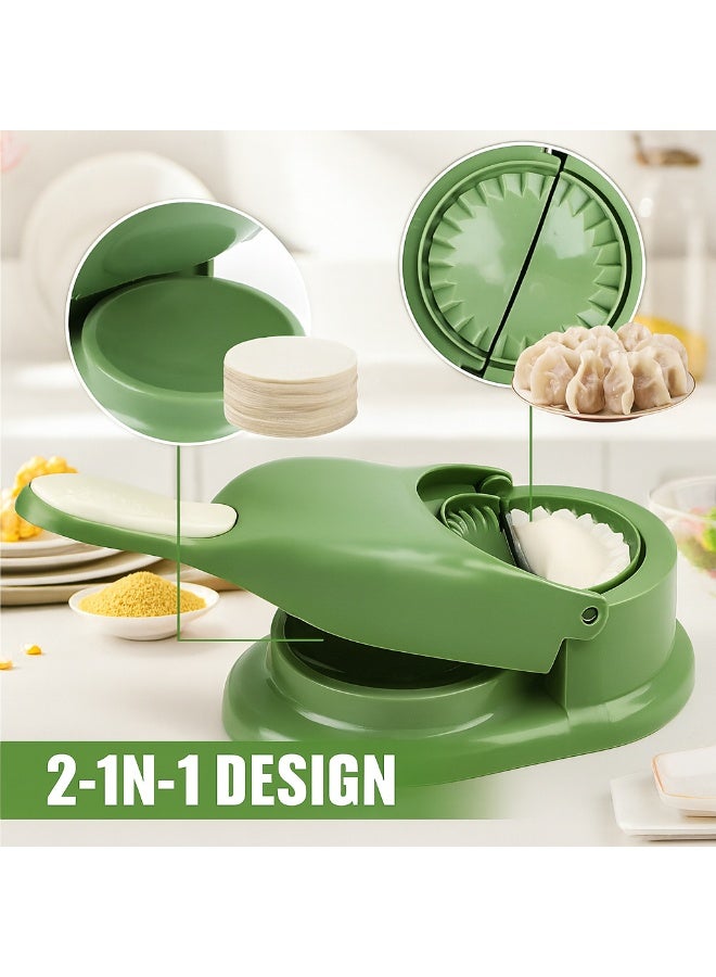 آلة صنع الزلابية، آلة صنع الزلابية، آلة صنع الجيوزا 2 في 1، صانعة الزلابية، قاطعة زلابية يدوية لمعجنات المطبخ، صنع الزلابية. - Image 3