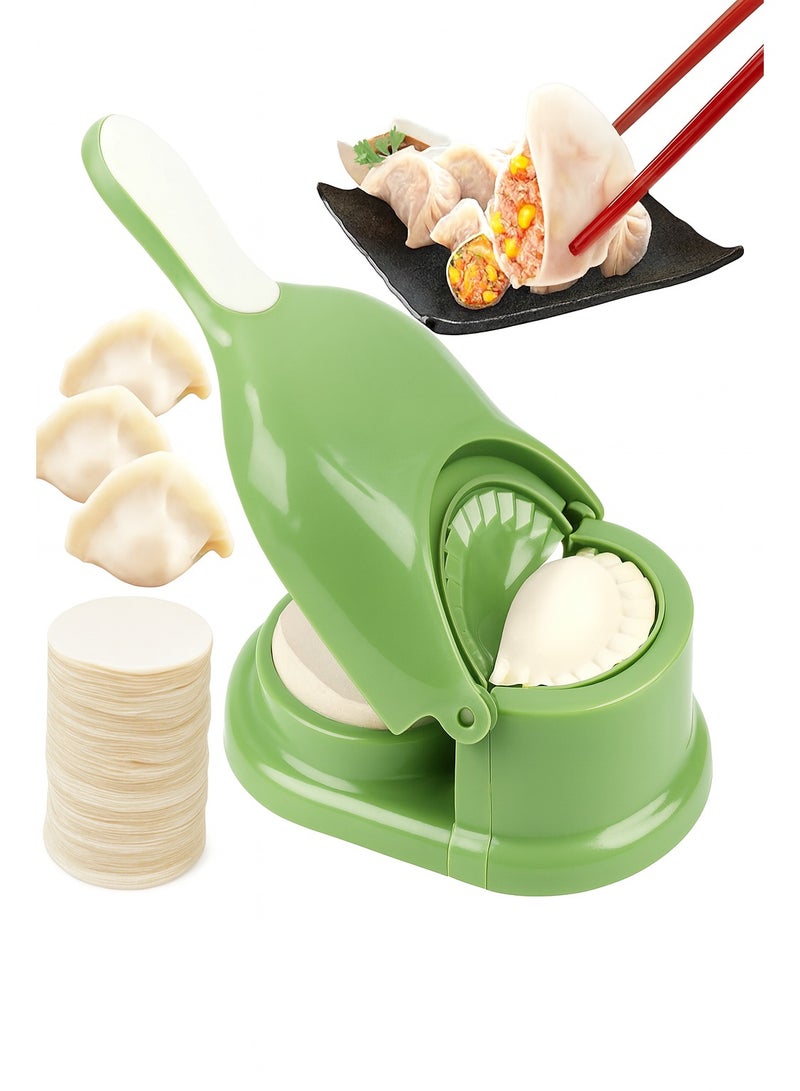 آلة صنع الزلابية، آلة صنع الزلابية، آلة صنع الجيوزا 2 في 1، صانعة الزلابية، قاطعة زلابية يدوية لمعجنات المطبخ، صنع الزلابية. - Image 1