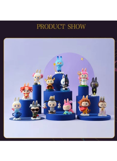 POP MART LABUBU THE MONSTERS Constellation series surprise box toy Kawaii figure Caixas collectible surprise mystery box model