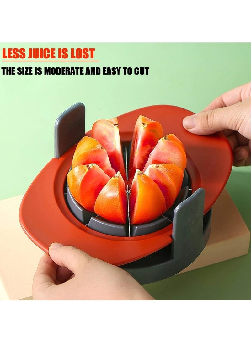 Cuken Fruit Cutter Slicer, 4 in 1 Mango Corer Slicer Apple Corer Cutter Remover Tomato Wedges Fruit , Vegetable Cutter Easy Kitchen Tool  - Image 4