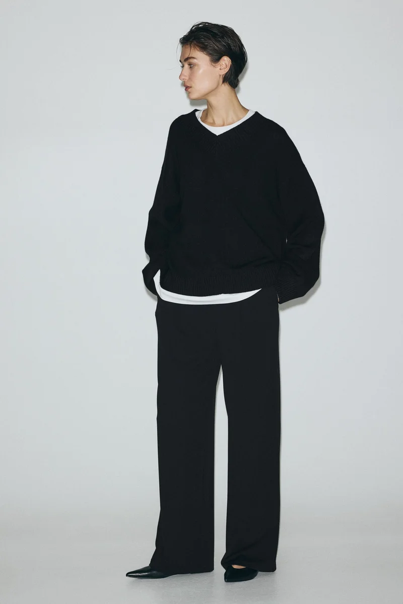 اتش اند ام بنطلون واسع الساق