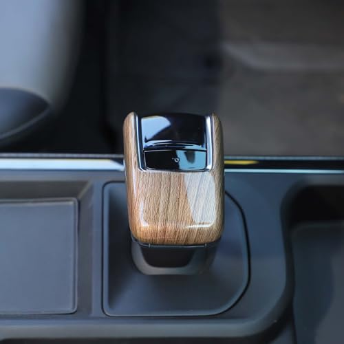 Voodonala for Chevy Silverado 2022 Gear Shifter Knob Cover Interior Knob Trim Cover Compatible with Chevrolet Silverado 2022Carbon Fiber BlackABS for New Model Interior - Image 3