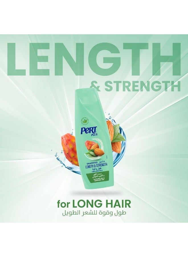 Pert Plus Length & Strength Shampoo 1L with Almond oil - Image 3