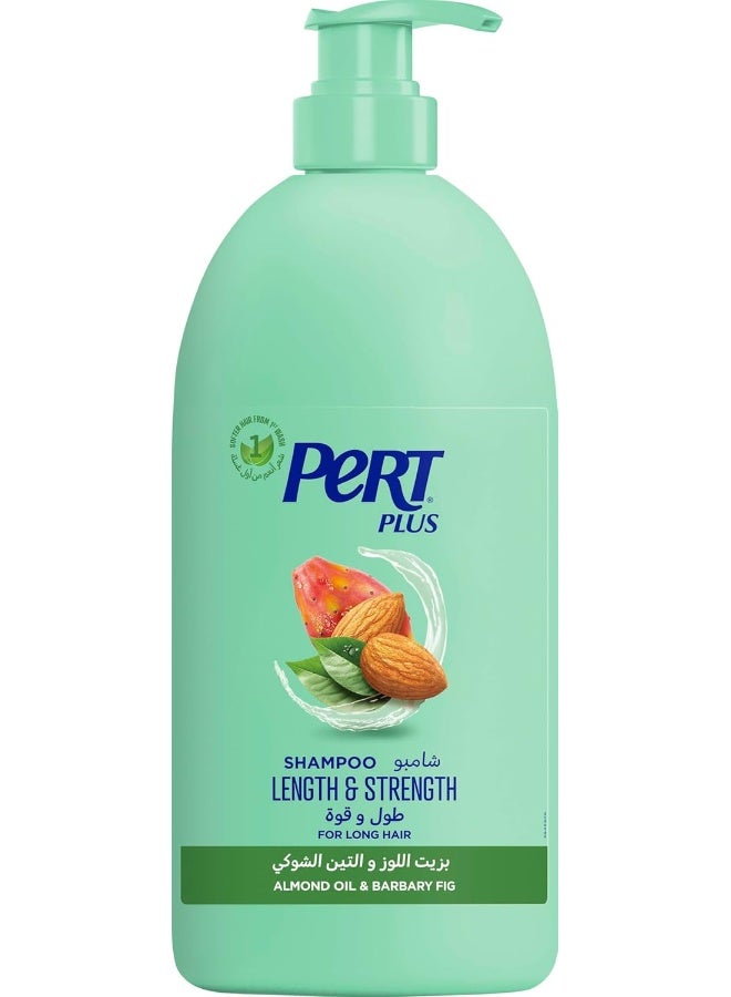 Pert Plus Length & Strength Shampoo 1L with Almond oil - Image 1