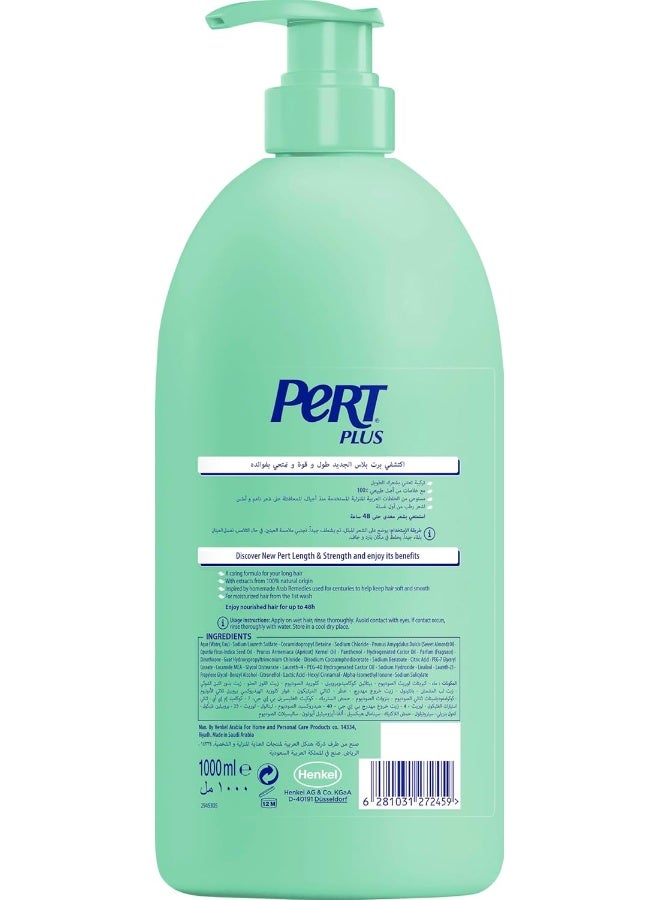 Pert Plus Length & Strength Shampoo 1L with Almond oil - Image 2