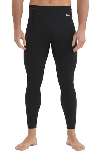 Lemorecn Wetsuit Pants Men 3mm Neoprene Swim Pants for Swimming Canoeing Snorkeling Scuba Kayaking Diving1031blackM - Image 1