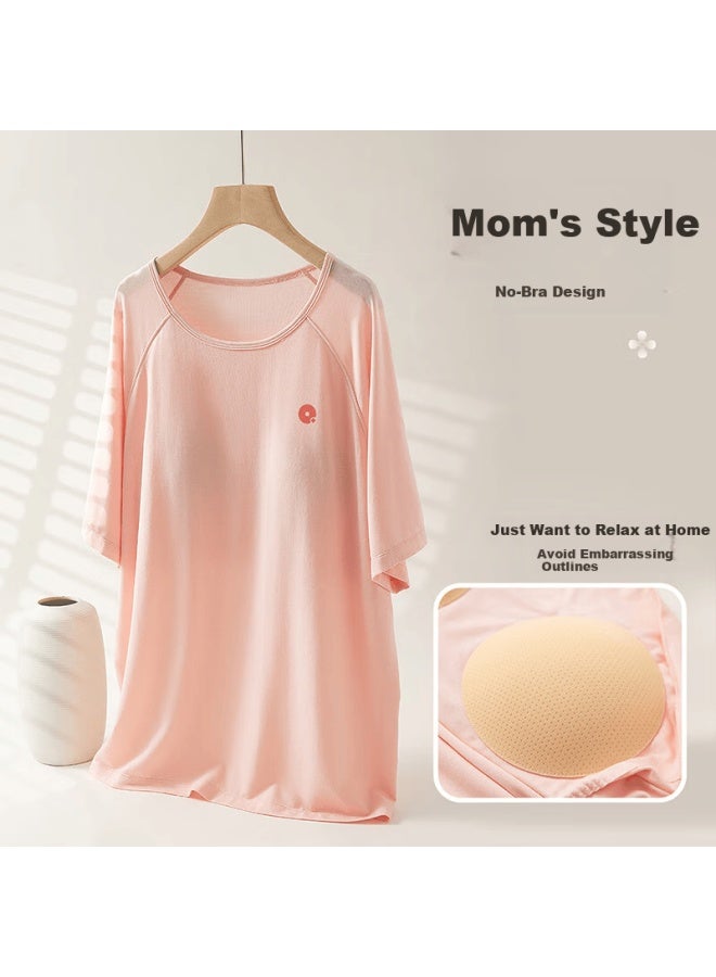 Q21 Kids Pajama Set Boys Girls Baby Moisture-wicking Skin-friendly Antibacterial Short Sleeve Homewear Family Matching Set - Image 5