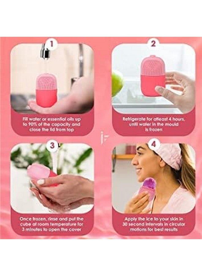 MIRARIYA Ice Roller For Face, Neck and Body | For Puffy Eyes, Easy to Use and Carry | Unbreakable and Reusable | Glowing and Clear Skin(Multicolor) - Image 5