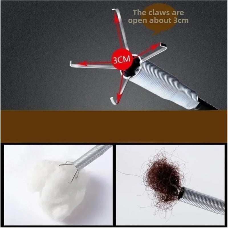Pipe Plunger Drain Unclogger Clog Remover, Cleaning Tool(300cm) - Image 3