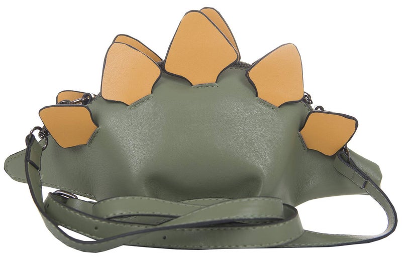 QZUnique Dinosaur Shoulder Bag for Women 3D Animal Novelty Purse Zipper Crossbody Handbag Clutch Messenger Bag for Girl - Image 3