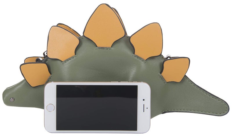QZUnique Dinosaur Shoulder Bag for Women 3D Animal Novelty Purse Zipper Crossbody Handbag Clutch Messenger Bag for Girl - Image 4