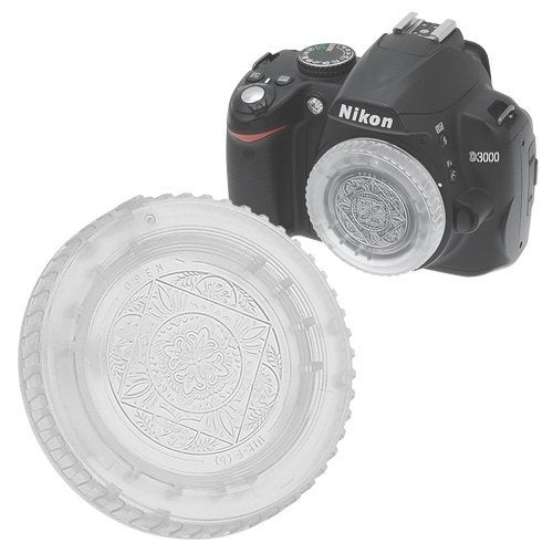 Fotodiox Transparent Designer Body Cap Compatible with Nikon F-Mount Cameras - Image 2