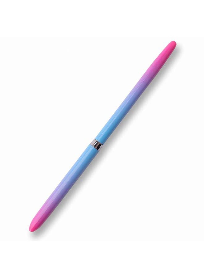 SILPECWEE (NO1) - 1Pc Nail Art Ombre Brush Alloy Gradient Handle Nylon Hair UV Gel Polish Acrylic Manicure Painting Drawing Brush Tools - Image 4