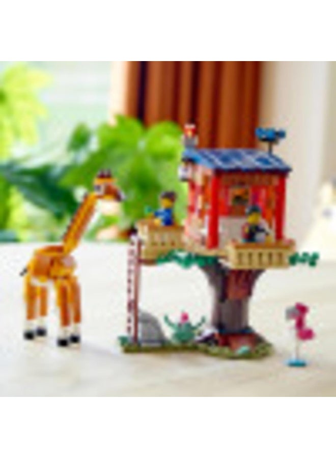 LEGO Creator 3in1 Safari Wildlife Tree House 31116 Building Kit Featuring a House Toy, Biplane Toy and Catamaran Toy; Best Building Sets for Kids Who Love Imaginative Play, New 2021 (397 Pieces) - Image 4