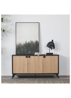 Home Box خزانة جانبية لوكسمبورج بثلاثة أبواب 160 × 85 × 39 سم  - Image 1