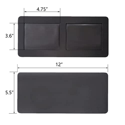 CQMMA Home Vents Cover 2 Pack, 5.5 x 12 inches Strong Magnetic AC and HVAC Vent Covers, Pocket Design Fits for Most Floor, Wall, Ceiling and Air Registers Vents with The Damper Wheel, Brown - Image 3