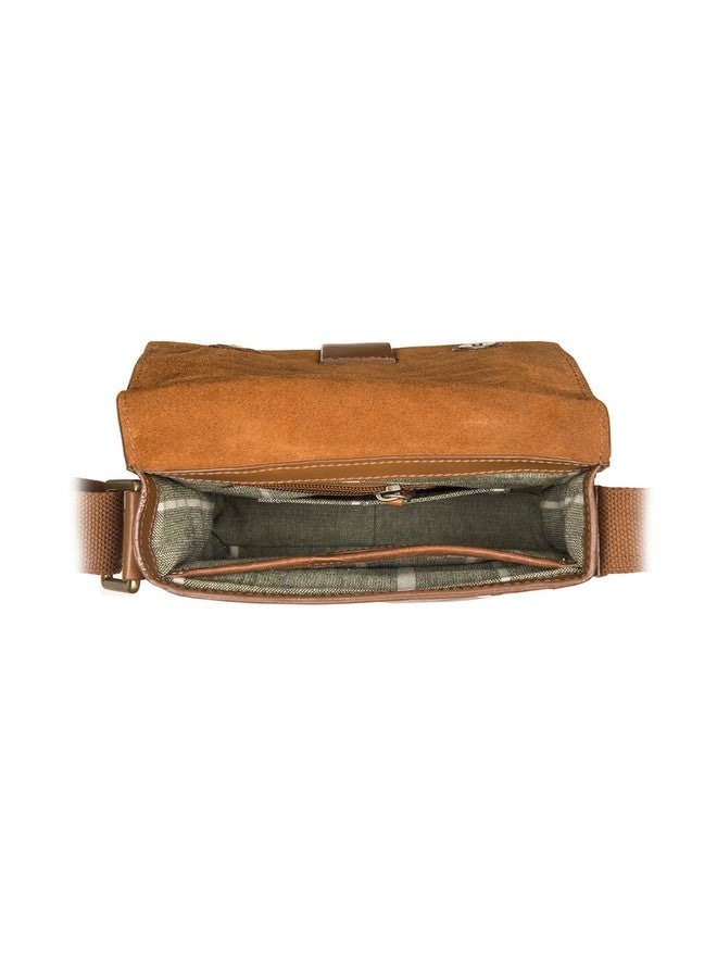 HIDESIGN AM-001-Tan Aiden Small Leather Cross Body, Tan - Image 3
