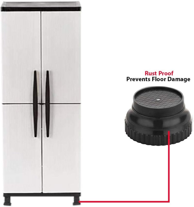 Oblivion Round Base Stand 4 Pc - Bed Height Increaser Riser Support for Heavy Furniture, Sofas, Washing Machines, Fridges, and Refrigerators, Adjustable Extender to Raise for Better Support - Image 3