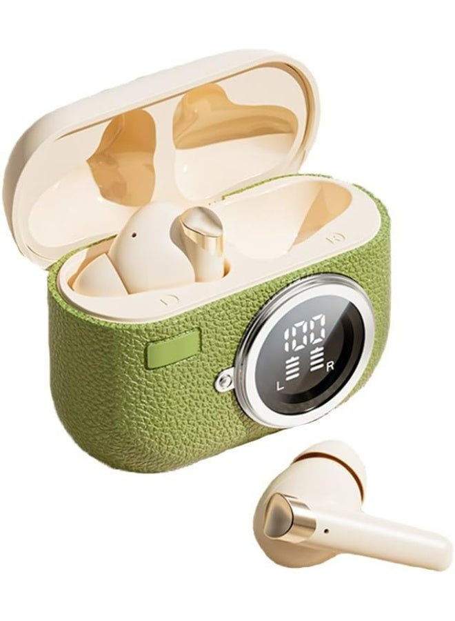 Wireless Earbuds with Bluetooth ,72Hrs Playtime Noise Reduction,LED Display Charging Case for Android iOS Cell Phone Laptop, Lightweight in-Ear Fit Earphones - Image 1