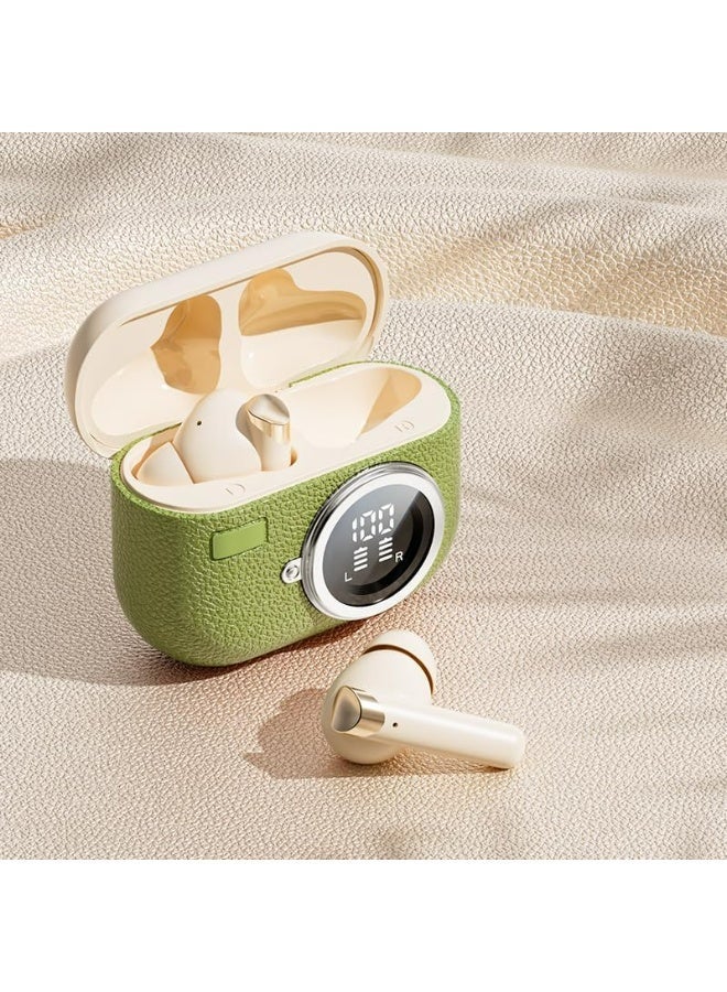 Wireless Earbuds with Bluetooth ,72Hrs Playtime Noise Reduction,LED Display Charging Case for Android iOS Cell Phone Laptop, Lightweight in-Ear Fit Earphones - Image 2