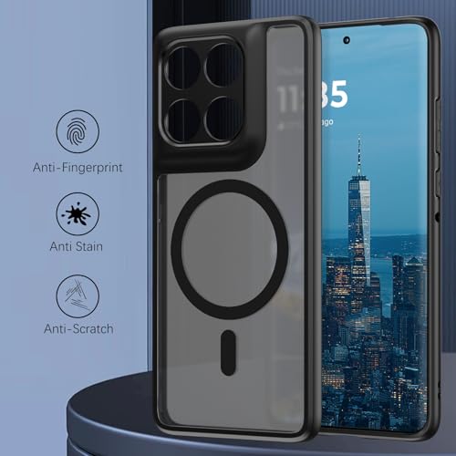 GUAGUA for Moto Edge 60 Fusion/Edge 60/Edge 60S 5G Case, [Compatible with MagSafe] Magnetic Anti-Scratch Translucent Matte Phone Cover - Image 2