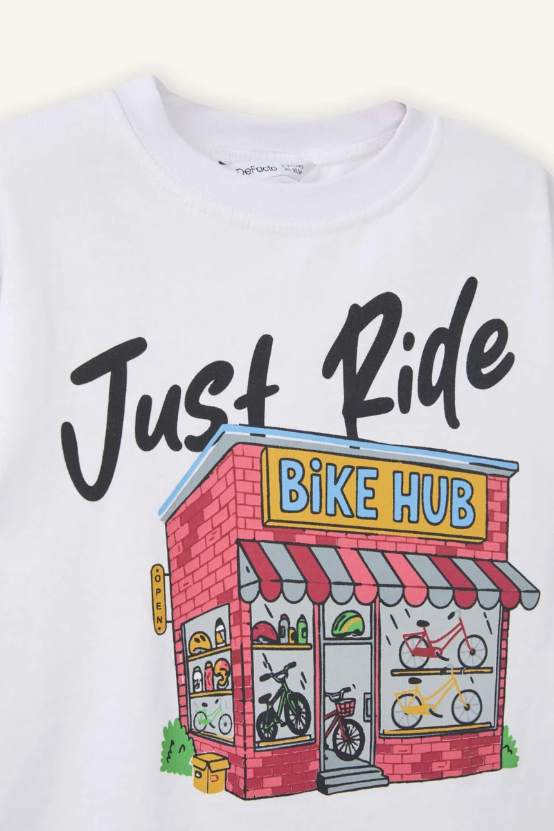 ديفاكتو Baby Boy Printed Oversize T-Shirt