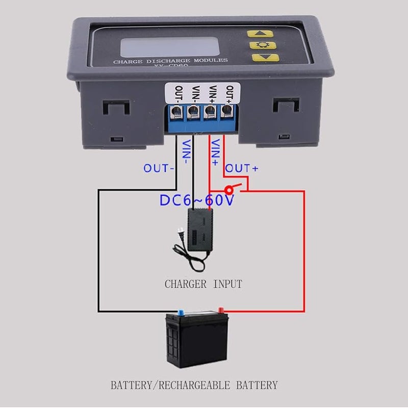 60A DC 6 60V Battery Charger Discharge Controller Module Low Current Protection Board - Image 4
