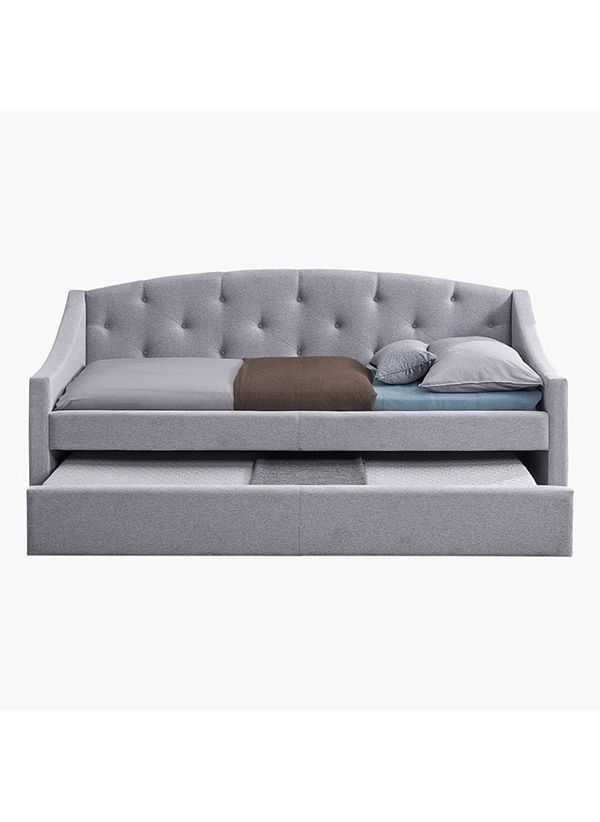Home Box Nordica Upholstered Single Day Bed with Pull-Out Bed 217 x 105 x 105 cm  - Image 2