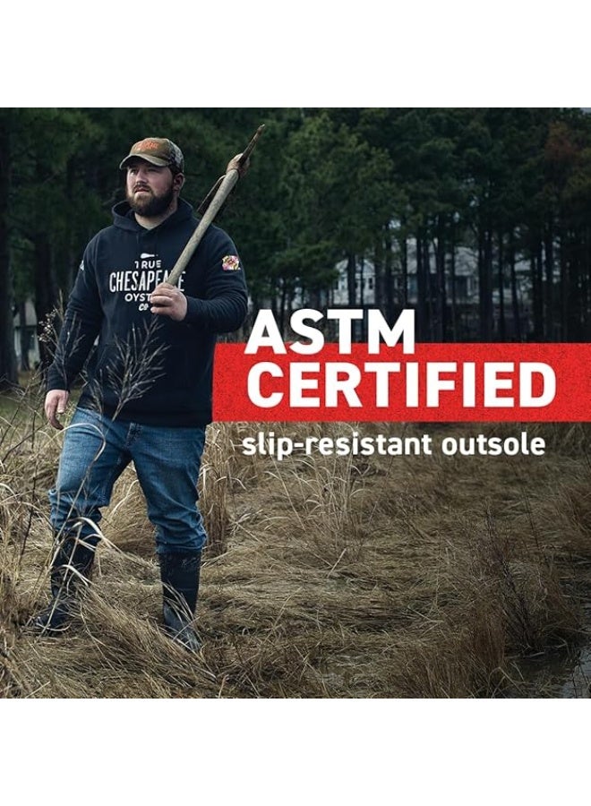 DUNLOP أحذية دُنلوب الواقية، تشيسابيك بدون كعب، 100% مقاومة للماء، خفيفة الوزن ومتينة من PVC، مقاومة للانزلاق، 8677577.12، الحجم 12 أمريكي، أسود - Image 4