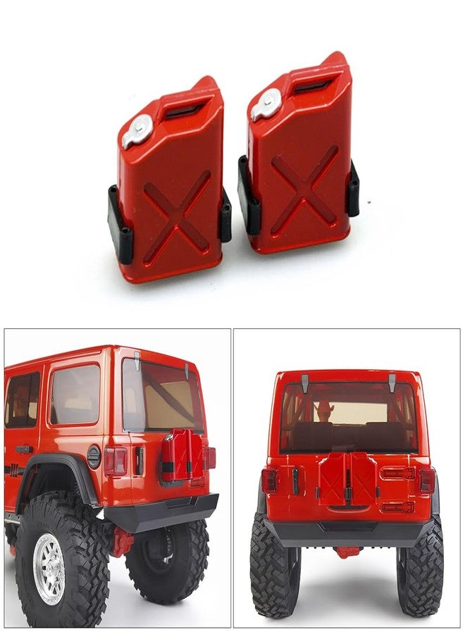 MOHERO 1/10 RC Scale ABS Fuel Tank for 1/10 Axial Wraith SCX10 EXO AX10 Truck Accessory Pack of 2 - Image 3