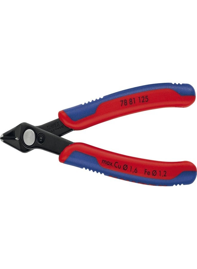 Knipex 78 81 125 Electronics Cutter "Super-Knips" 4,92" oil hardened - Image 1