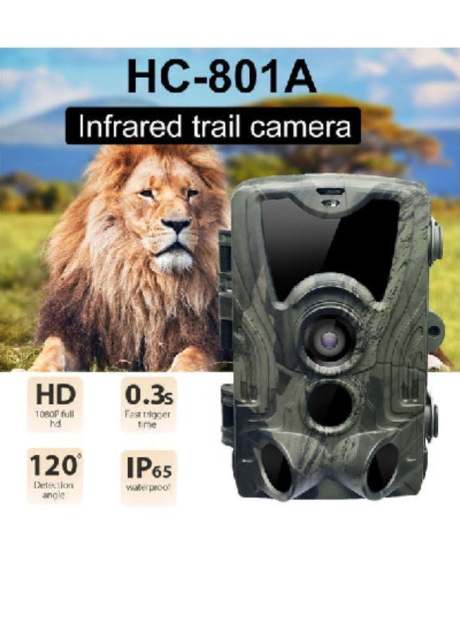 AROAQ HC-801A Hunting Trail Camera 16MP 1080P Night Vision Waterproof Wildlife Surveillance - Image 1