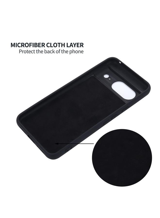 The Bros Case Cover For Google Pixel 8 Pure Color Liquid Silicone Shockproof Phone Case Cover - Image 4