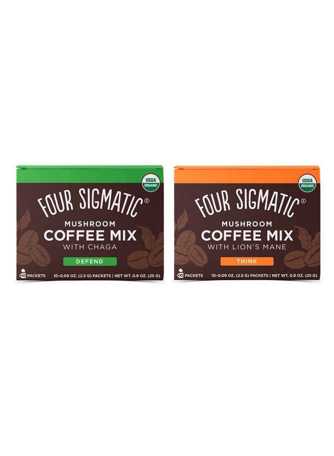 Four Sigmatic Mushroom Coffee Mix Pack Of 2 Lion Mane And Chaga & Cordyceps And Chaga - Image 2