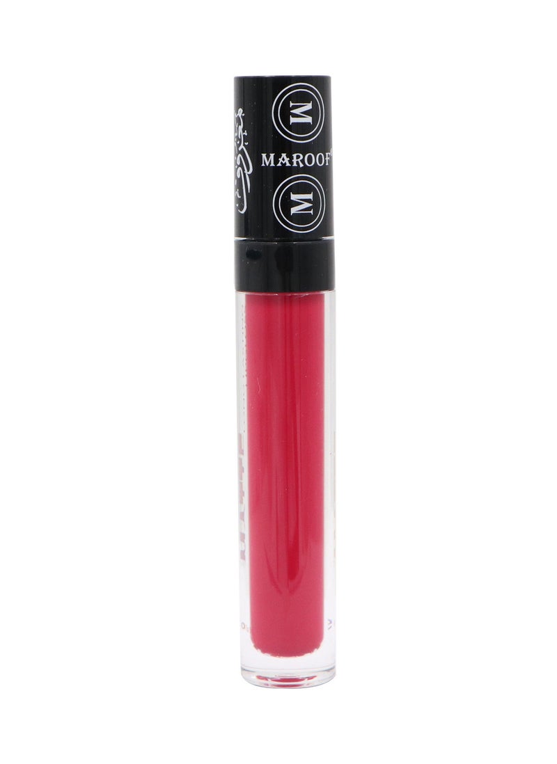 MAROOF Matte Long Lasting Lipgloss 8ml 01 Pink Wave - Image 3