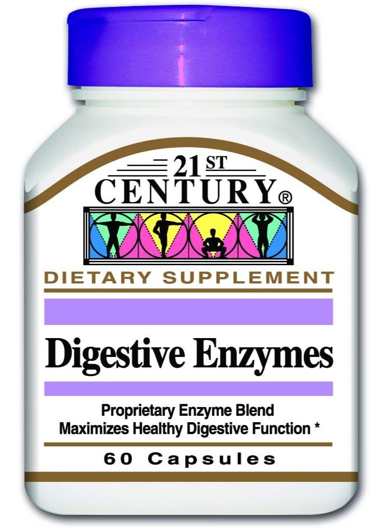 القرن الحادي والعشرون إنزيم هضمي - 60 كبسولة - Image 1