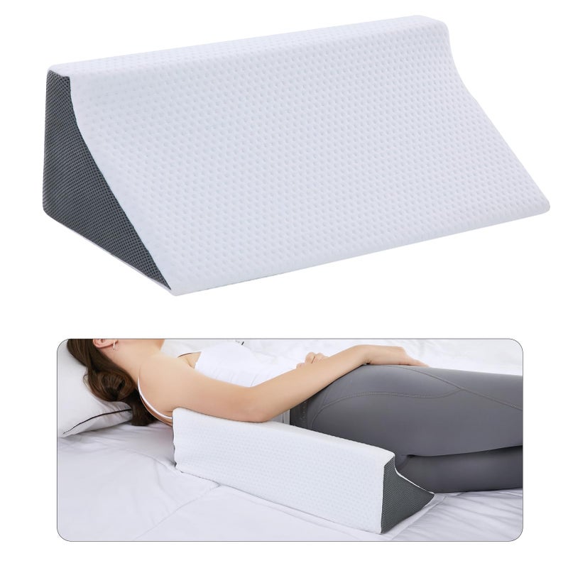 Touchutopia Wedge Pillow for Sleeping, Side Sleeper Body Back Positioners for Back Pain, Preventing Bedsores, After Surgery, Pregnancy Support, Ankle Support, Bed Wedge Pillow for Side Sleepers - Image 1