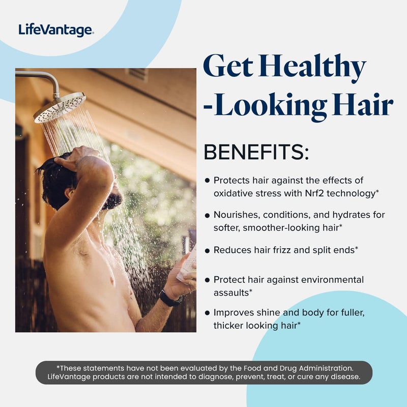 LifeVantage TrueScience Nourishing Hair Conditioner by LifeVantage, 250ml, With Nrf2 Ingredients, Oil Complex, Palm Seed Oil, Invigorating Green Tea & Coconut Oil - Image 4