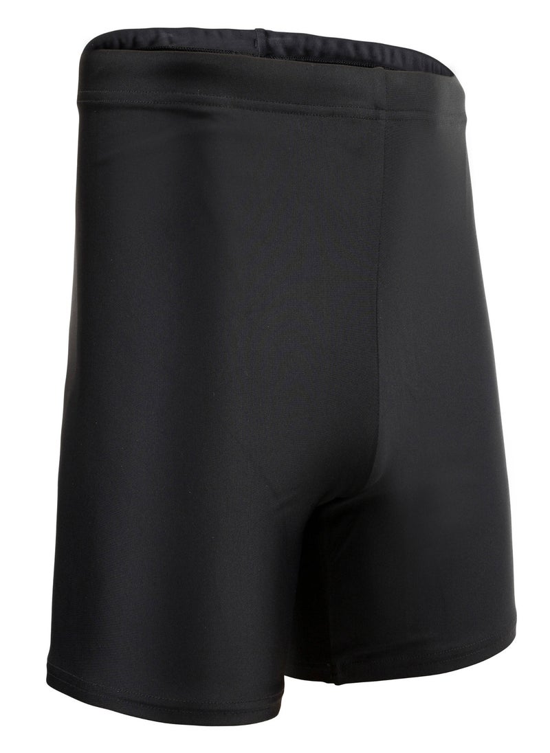 NABAIJI NABAIJI by DECATHLON, Men Swimming Boxer Black Snug Fit & Chlorine Resistant  - Image 1