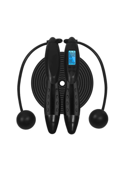 Digital Counting Jump Rope, Adjustable Fitness Sport Skipping Ropes with Calories Counter/Timer/Weight Setting for Children and Adults