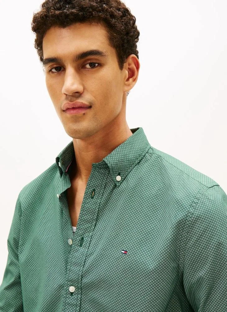 تومي هيلفيغر Logo Long Sleeve Shirt
