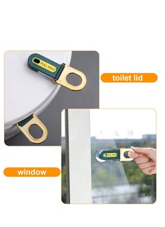 SYOSI Toilet Seat Lifter Pack of 4 Toilet Seat Lifter Avoid Touching The Toilet Lid Lifting Handle Bathroom Accessories for Home Office Hotel  - Image 5