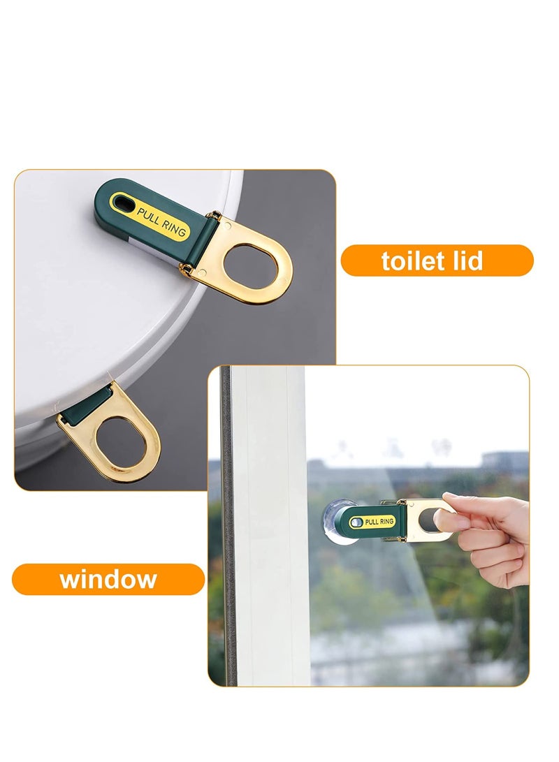 SYOSI Toilet Seat Lifter Pack of 4 Toilet Seat Lifter Avoid Touching The Toilet Lid Lifting Handle Bathroom Accessories for Home Office Hotel - Image 5