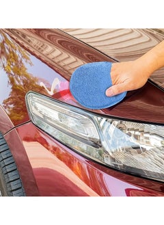 Oasisgalore 6 Pcs Microfiber Wax Applicator Pads with Finger Pocket for Car Polishing (5.1 inch)  - Image 3