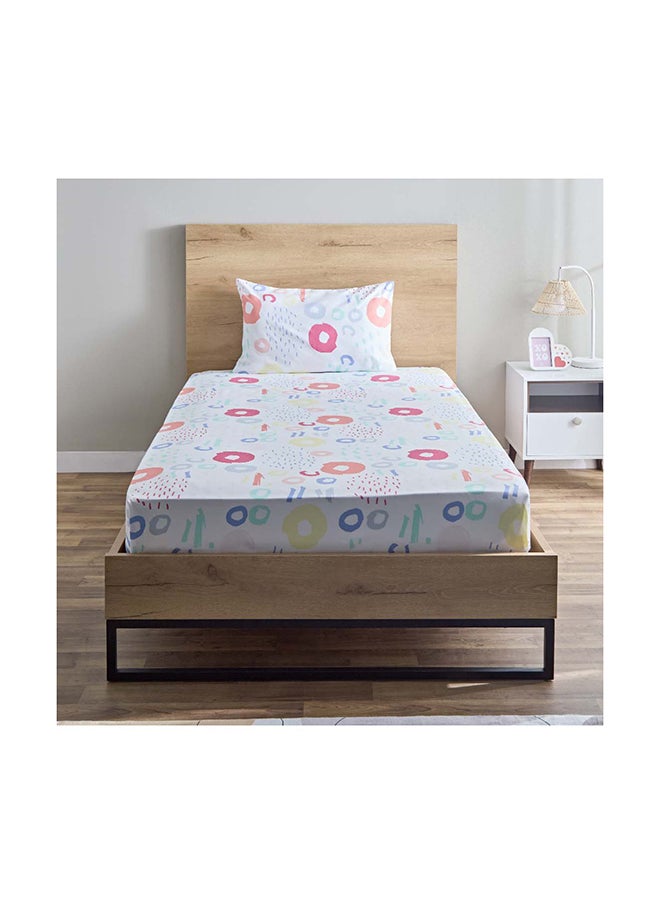 Home Box Nora Regina 2-Piece Single Microfibre Flat Sheet Set 240 x 160 cm  - Image 2