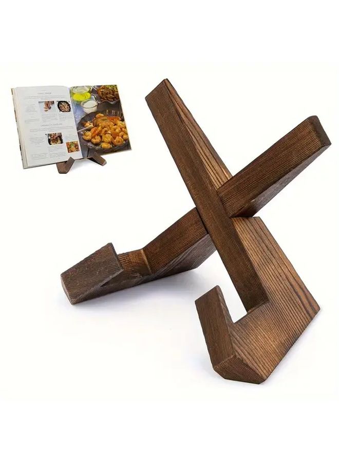 Vintage Wooden Recipe Stand 12 Month Modern Kitchen Dining Decor - Image 2