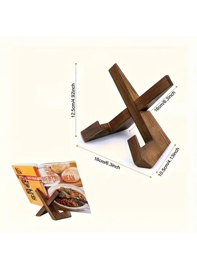 Vintage Wooden Recipe Stand 12 Month Modern Kitchen Dining Decor - Image 3