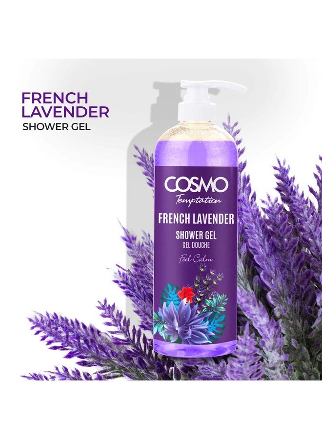 COSMO جل الاستحمام تيمبتيشن باللافندر الفرنسي 480 مل - Image 2