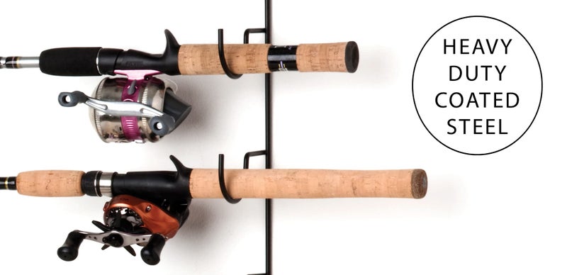 Rack'em Horizontal 6-Rod Fishing Rod Rack, (7006) - Image 2